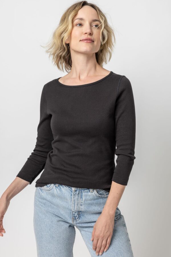 3/4 Sleeve Boatneck - Image 3