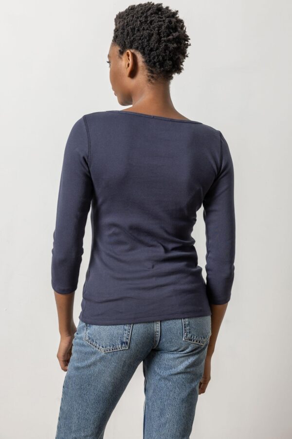 3/4 Sleeve Boatneck - Image 6