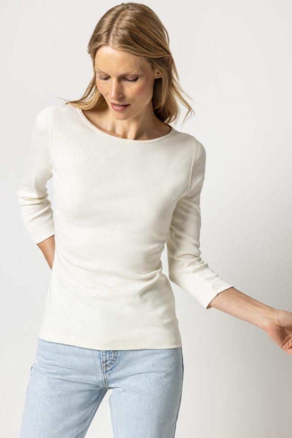 3/4 Sleeve Boatneck - Image 9