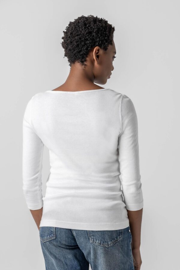 3/4 Sleeve Boatneck - Image 2