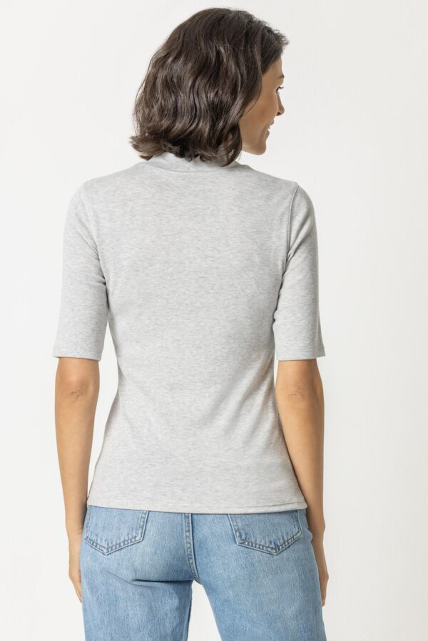 Elbow Sleeve Mock Neck - Image 9