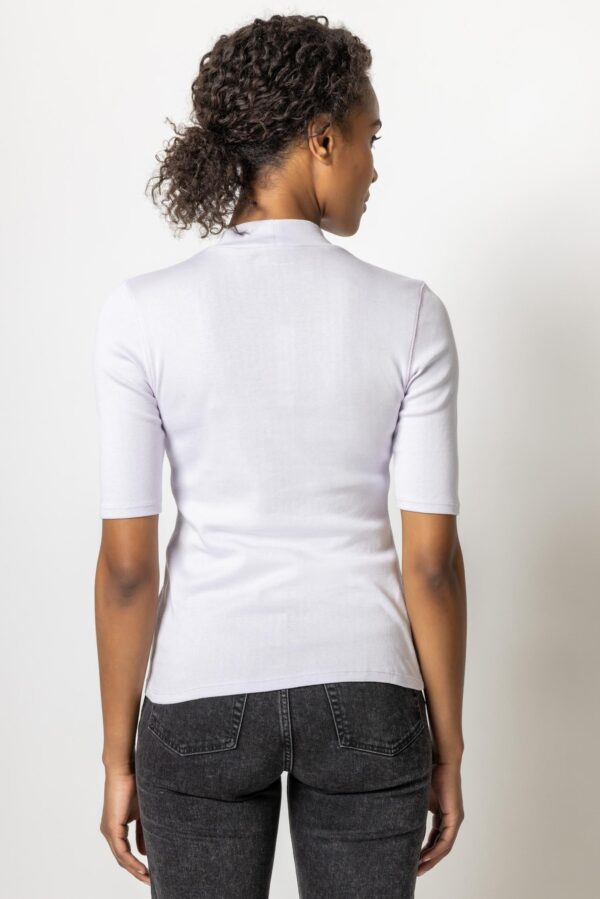 Elbow Sleeve Mock Neck - Image 12