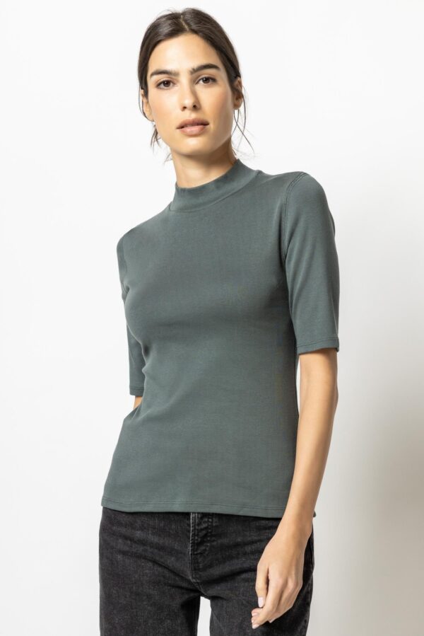 Elbow Sleeve Mock Neck - Image 14