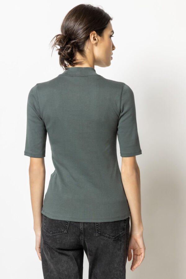 Elbow Sleeve Mock Neck - Image 15