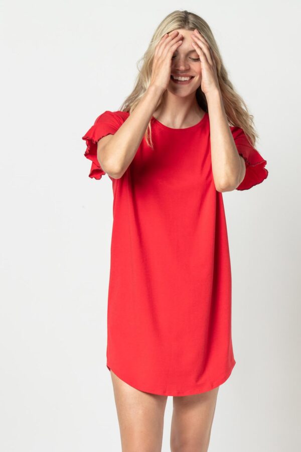 Flutter Sleeve Sleep Dress - Image 10