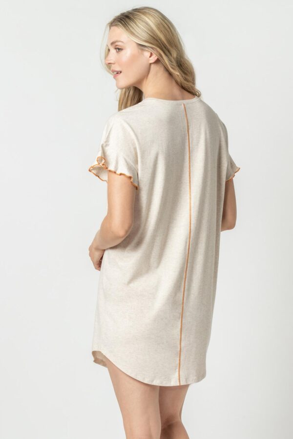 Flutter Sleeve Sleep Dress - Image 2