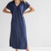 Double V-Neck Maxi Dress - Image 11