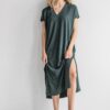 Double V-Neck Maxi Dress - Image 12