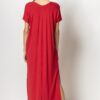 Double V-Neck Maxi Dress - Image 2
