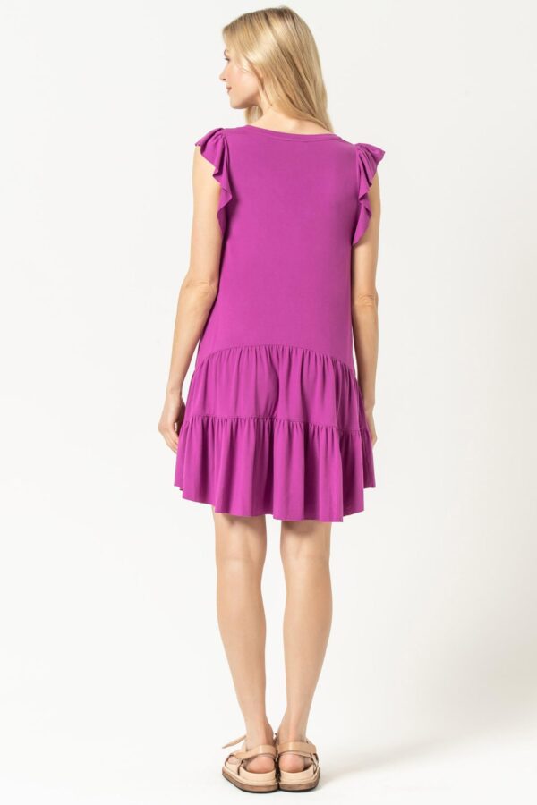 Tiered Peplum Tank Dress - Image 7