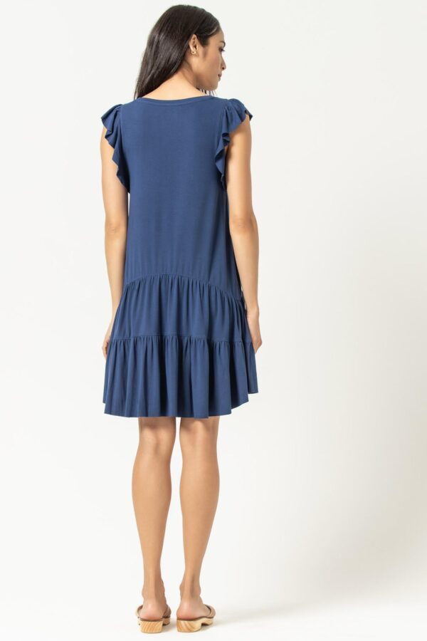 Tiered Peplum Tank Dress - Image 9