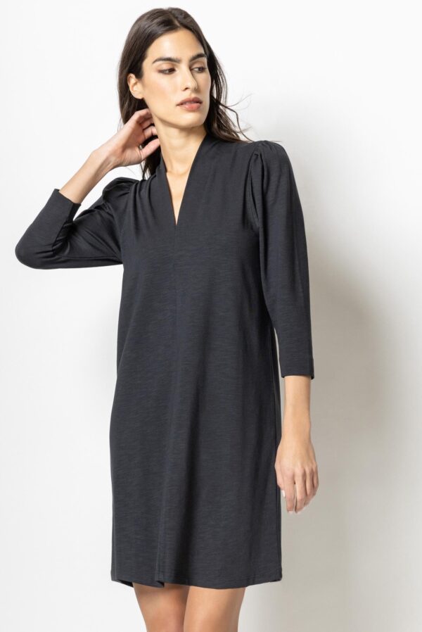 Full Sleeve Split Neck Dress - Image 7