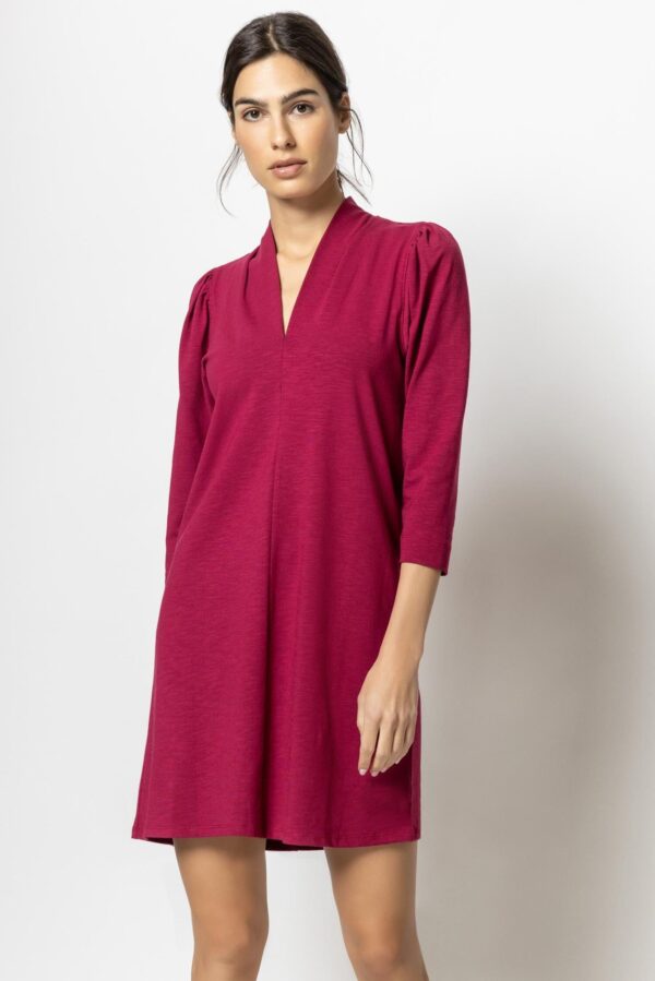 Full Sleeve Split Neck Dress - Image 13
