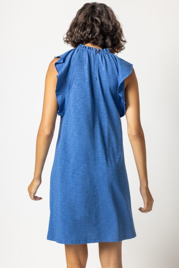 Ruffle Trim Sleeveless Dress - Image 5