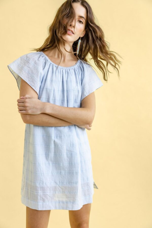 Flutter Sleeve Raglan Dress - Image 10