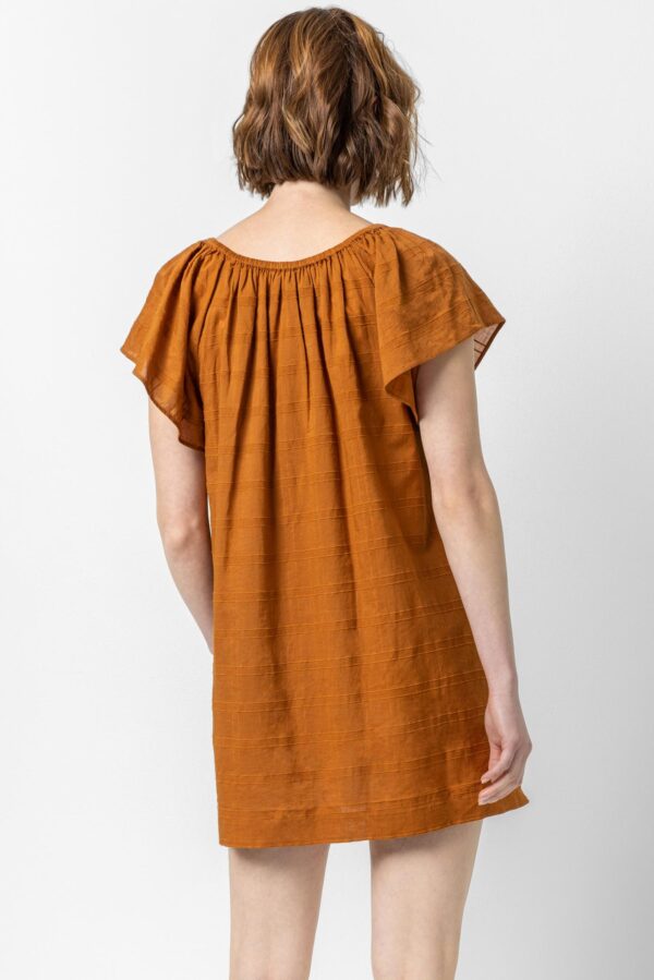 Flutter Sleeve Raglan Dress - Image 4