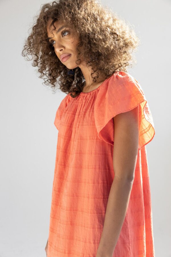 Flutter Sleeve Raglan Dress - Image 7