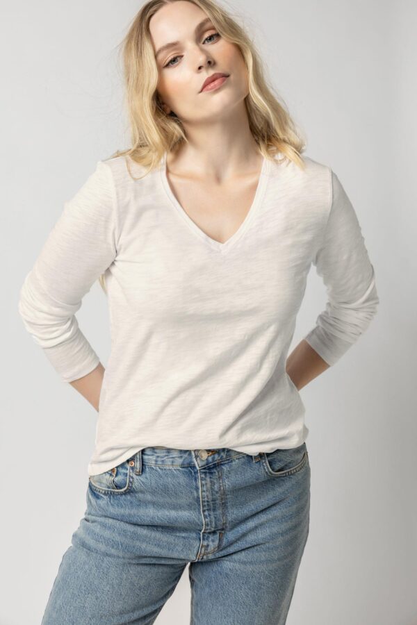 Long Sleeve V-Neck - Image 10