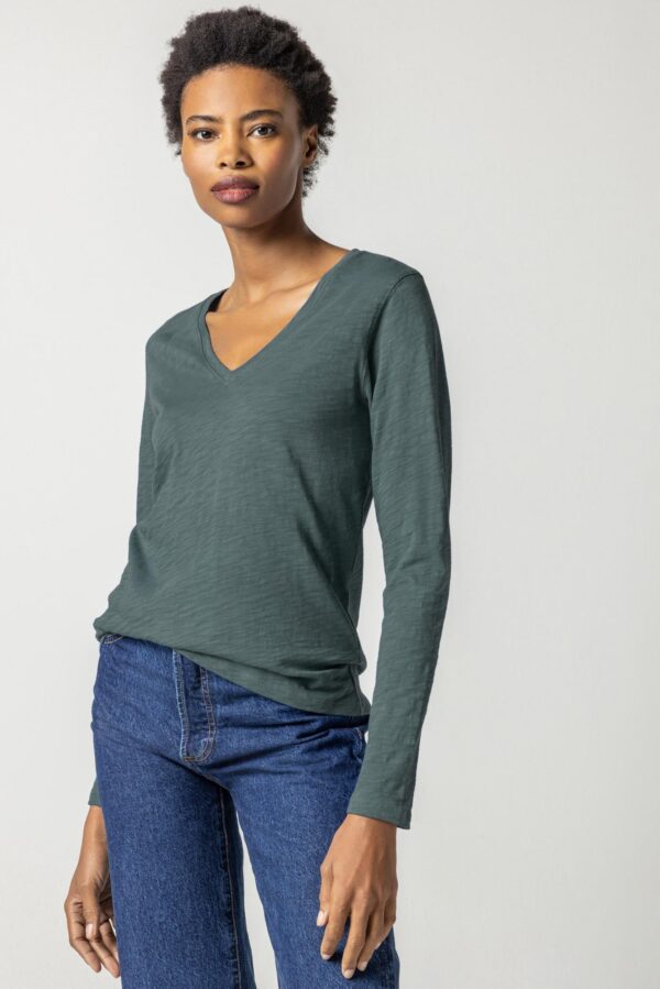 Long Sleeve V-Neck - Image 12