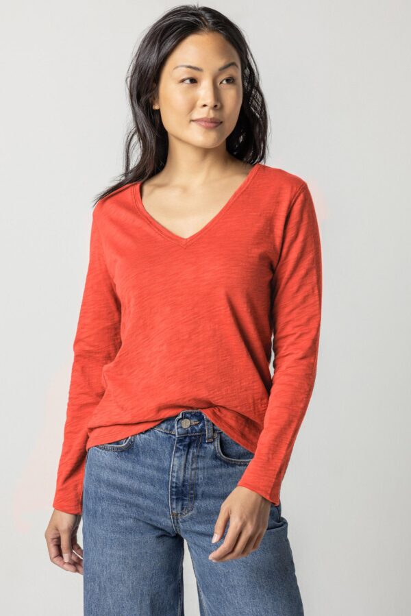 Long Sleeve V-Neck - Image 20
