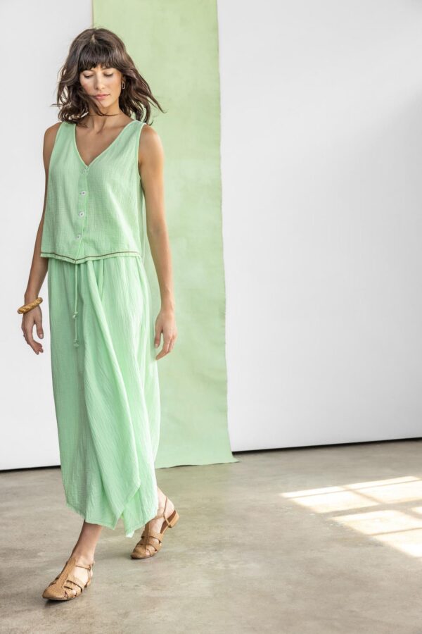 Gauze Waterfall Skirt - Image 2