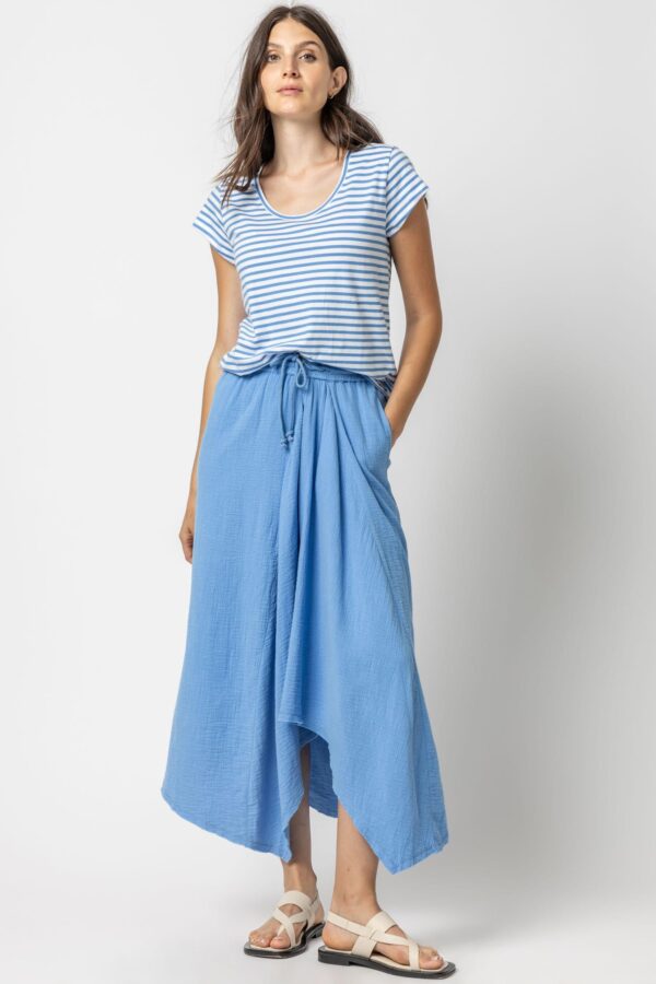 Gauze Waterfall Skirt - Image 5