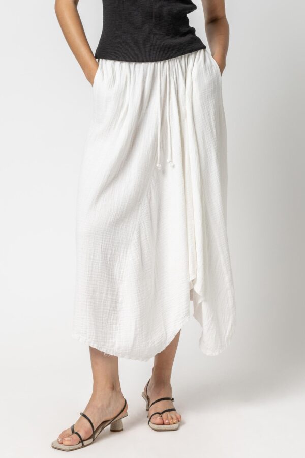Gauze Waterfall Skirt - Image 11