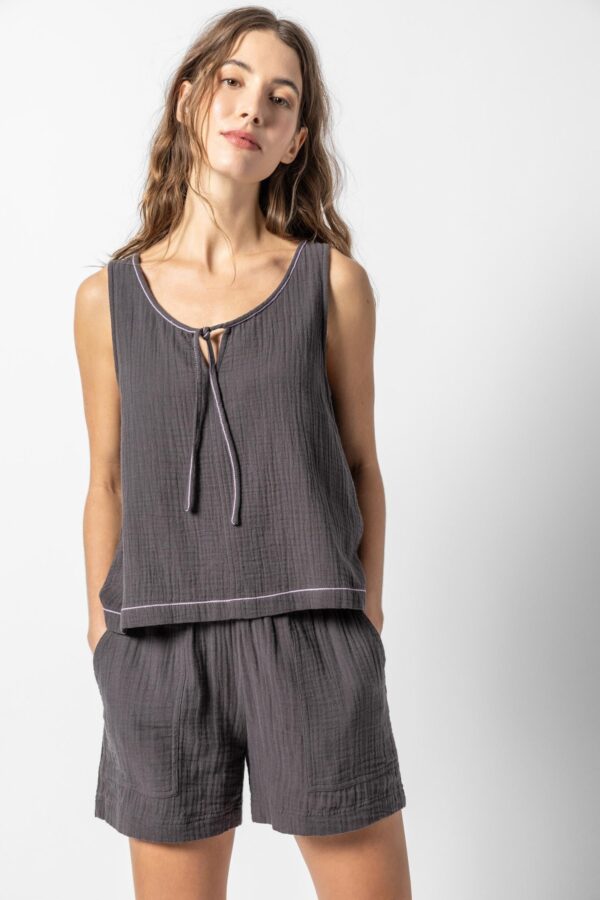 Tie Front Tank - Image 8