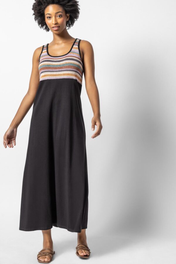 Crochet Insert Maxi Dress - Image 6