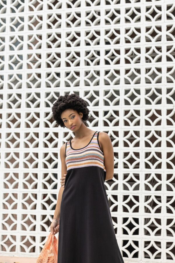 Crochet Insert Maxi Dress - Image 11