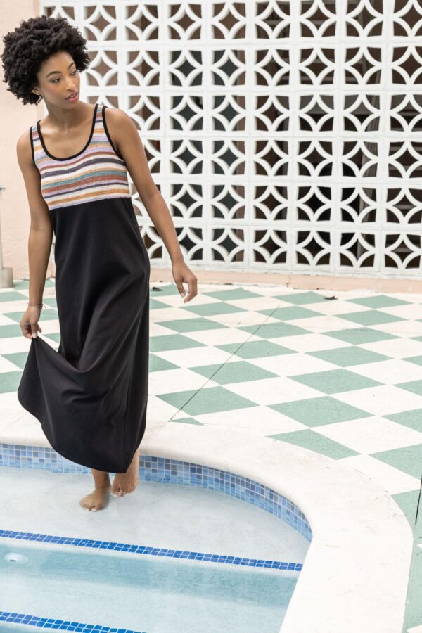 Crochet Insert Maxi Dress - Image 13