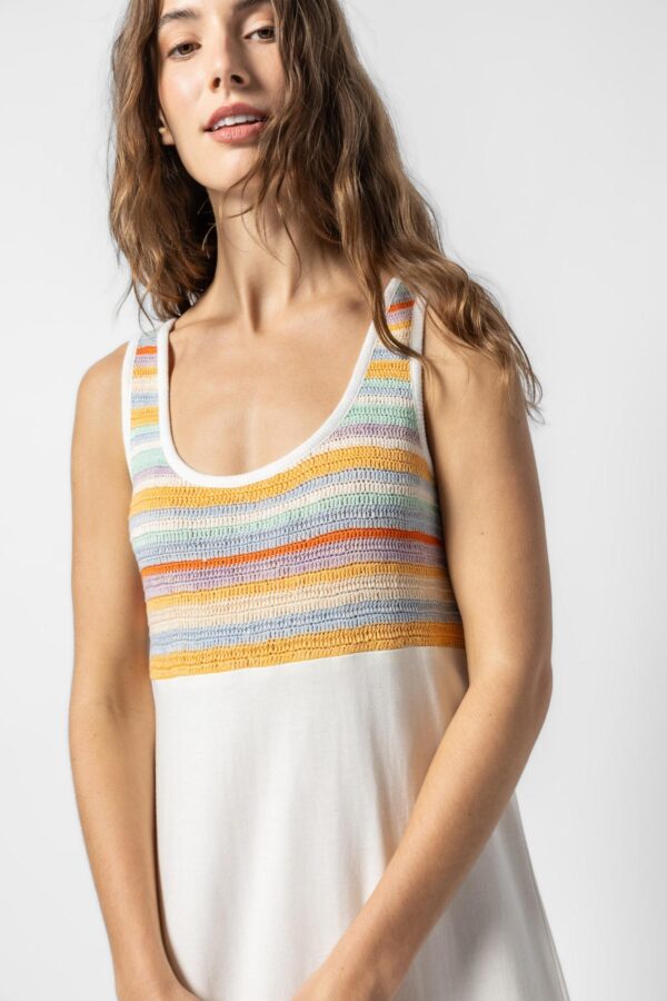 Crochet Insert Maxi Dress - Image 3
