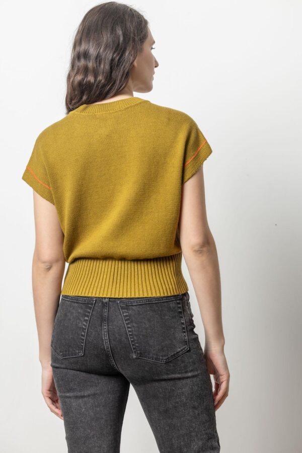 Wedge Pullover Sweater - Image 2