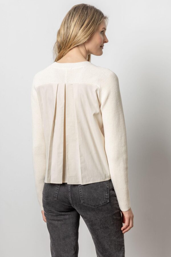 Mixed Media Raglan Sweater - Image 7