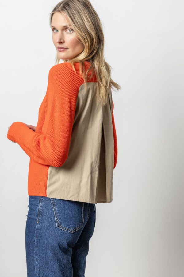 Mixed Media Raglan Sweater - Image 9