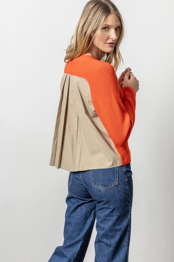 Mixed Media Raglan Sweater - Image 12