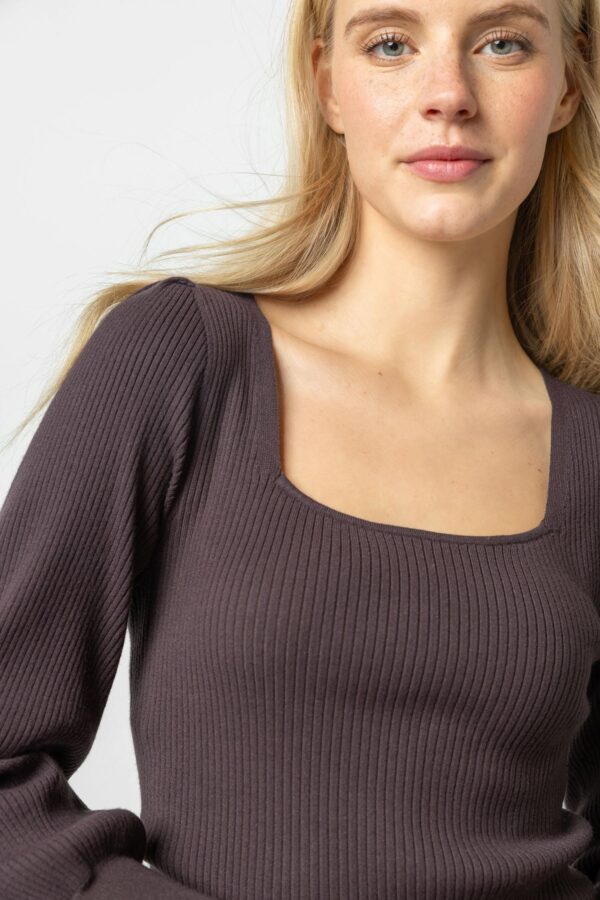 Full Sleeve Square Neck Sweater - Image 2