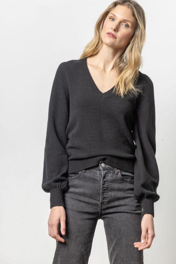 Full Sleeve V-Neck Sweater - Image 3
