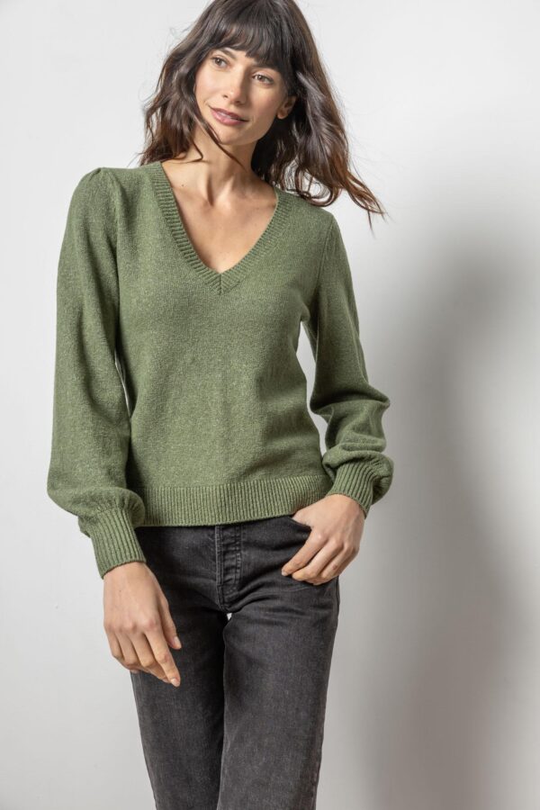 Full Sleeve V-Neck Sweater - Image 5