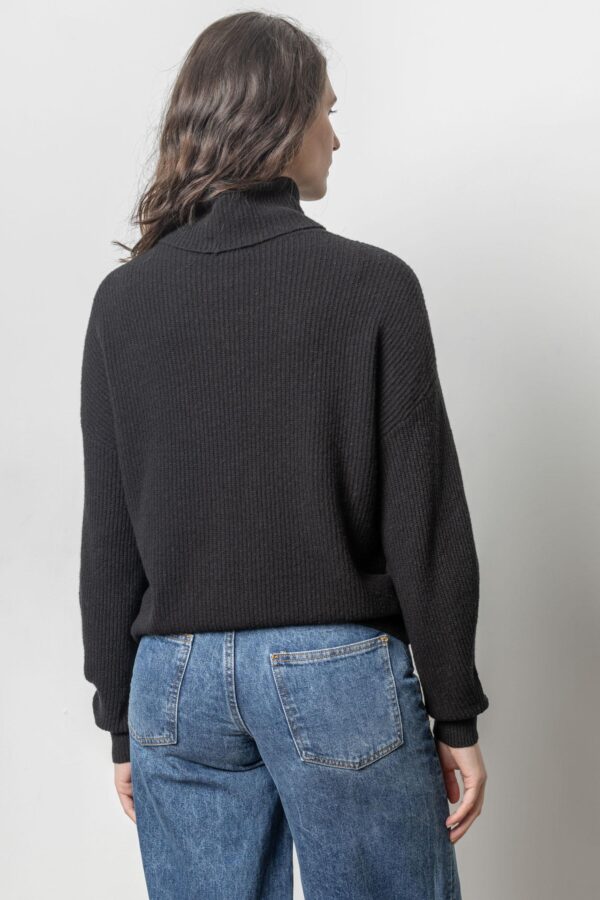 Relaxed Rib Turtleneck Sweater - Image 8