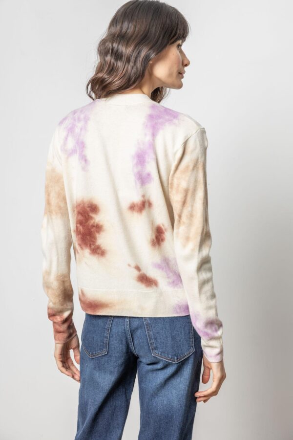 Tie Dyed Cardigan Sweater - Image 3