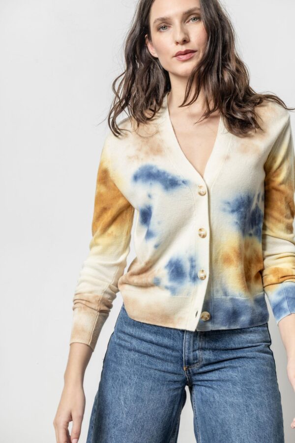 Tie Dyed Cardigan Sweater - Image 5