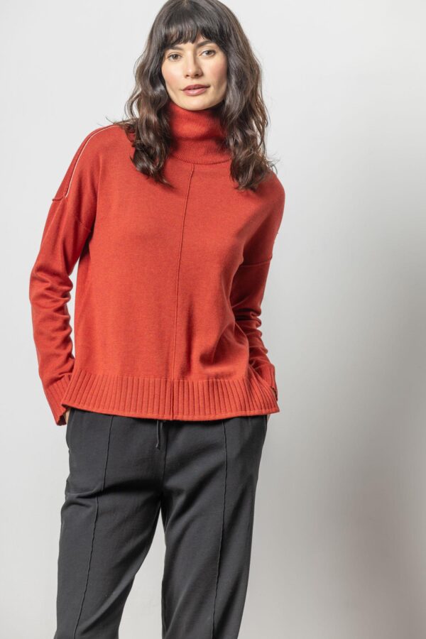 Relaxed Turtleneck Sweater - Image 5