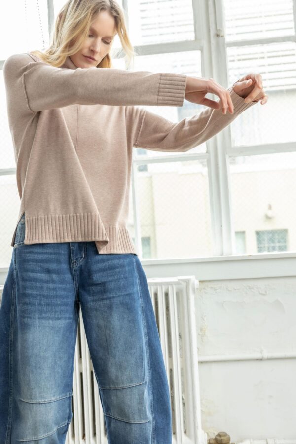 Relaxed Turtleneck Sweater - Image 4