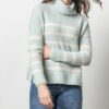 Striped Turtleneck Sweater