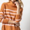 Striped Turtleneck Sweater - Image 4