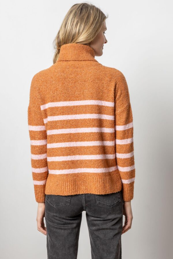 Striped Turtleneck Sweater - Image 5