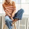 Striped Turtleneck Sweater - Image 3