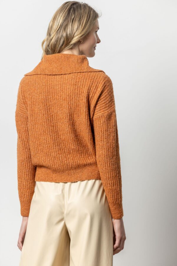 Easy Split Collar Sweater - Image 5