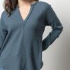 Rounded Hem Split Neck - Image 3
